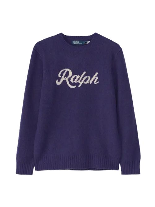 Logo Knit Sweater - Viola Polo Ralph Lauren | 710-B24668-002PURPLE COMBO